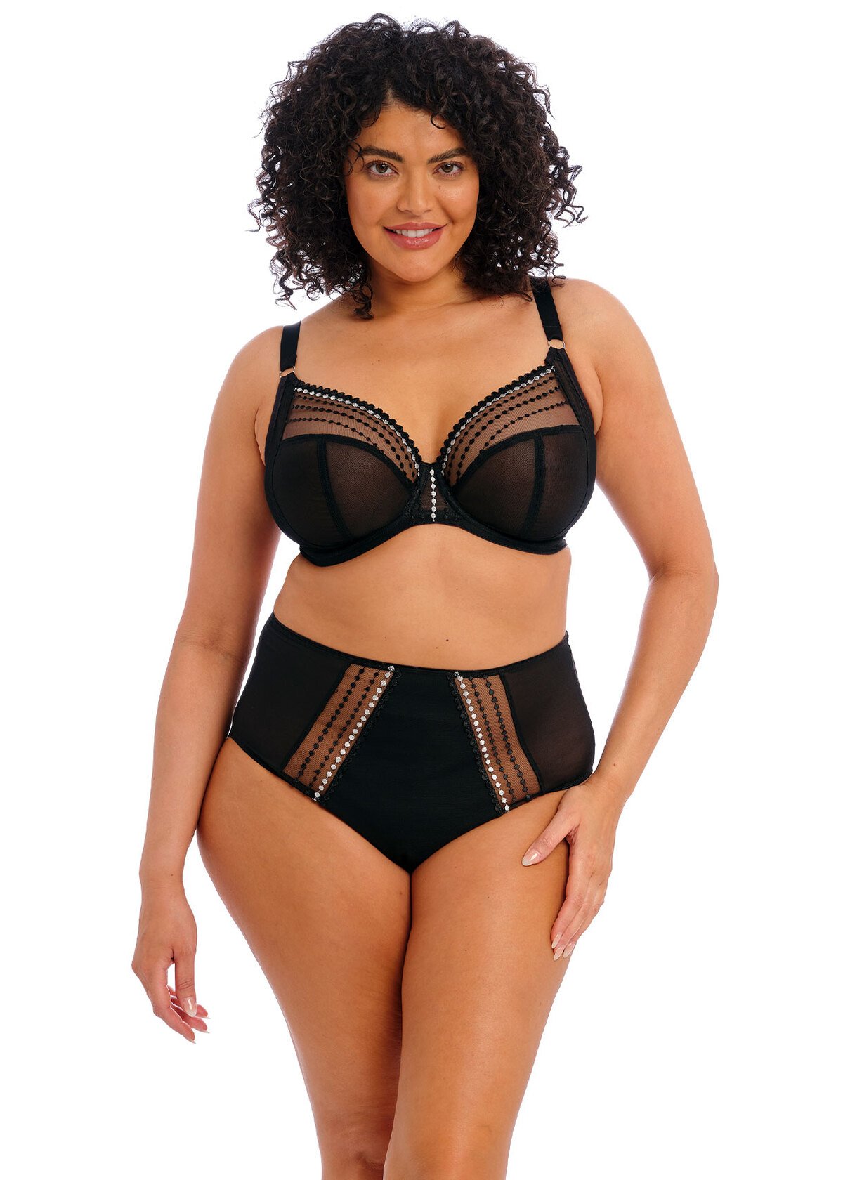 Black Matilda Plunge Bra