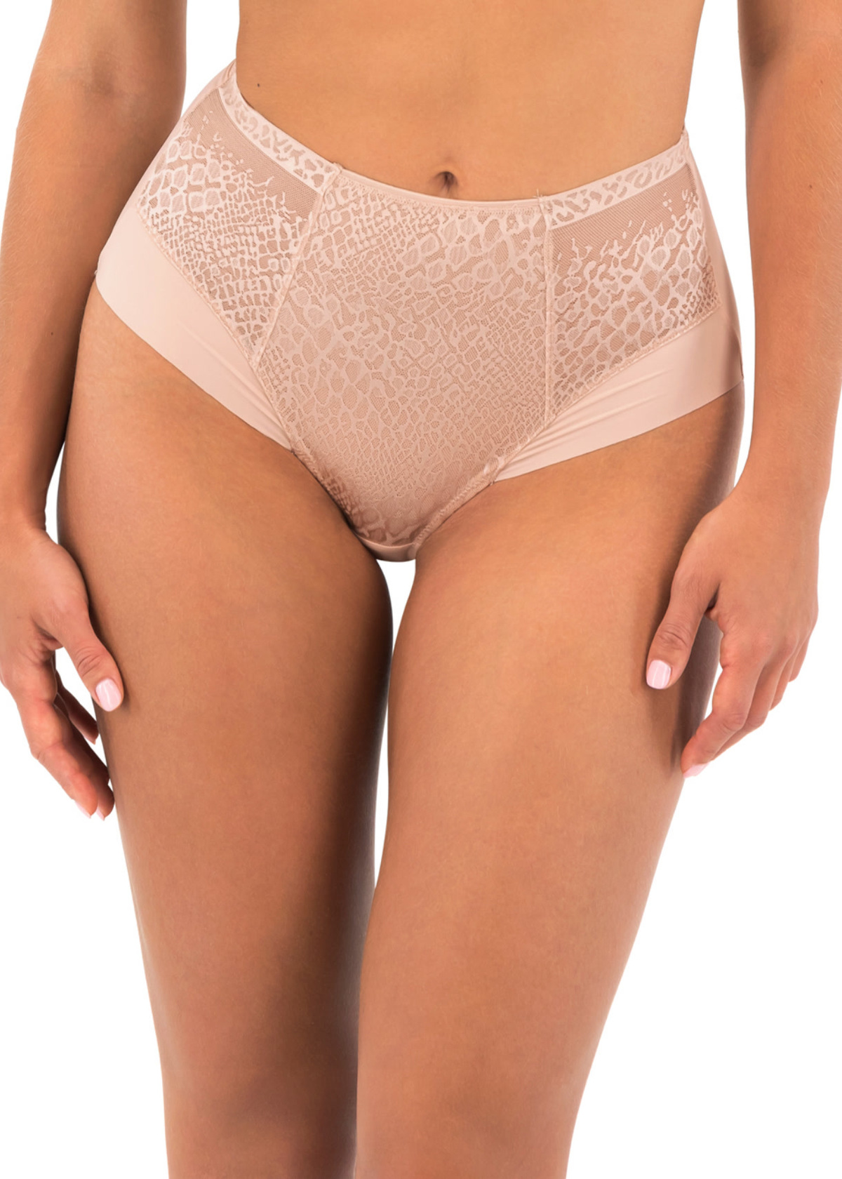 Envisage High Waisted Brief Natural Beige