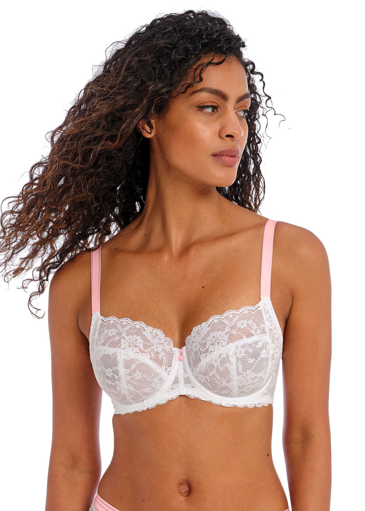 Offbeat Side Support Bra White