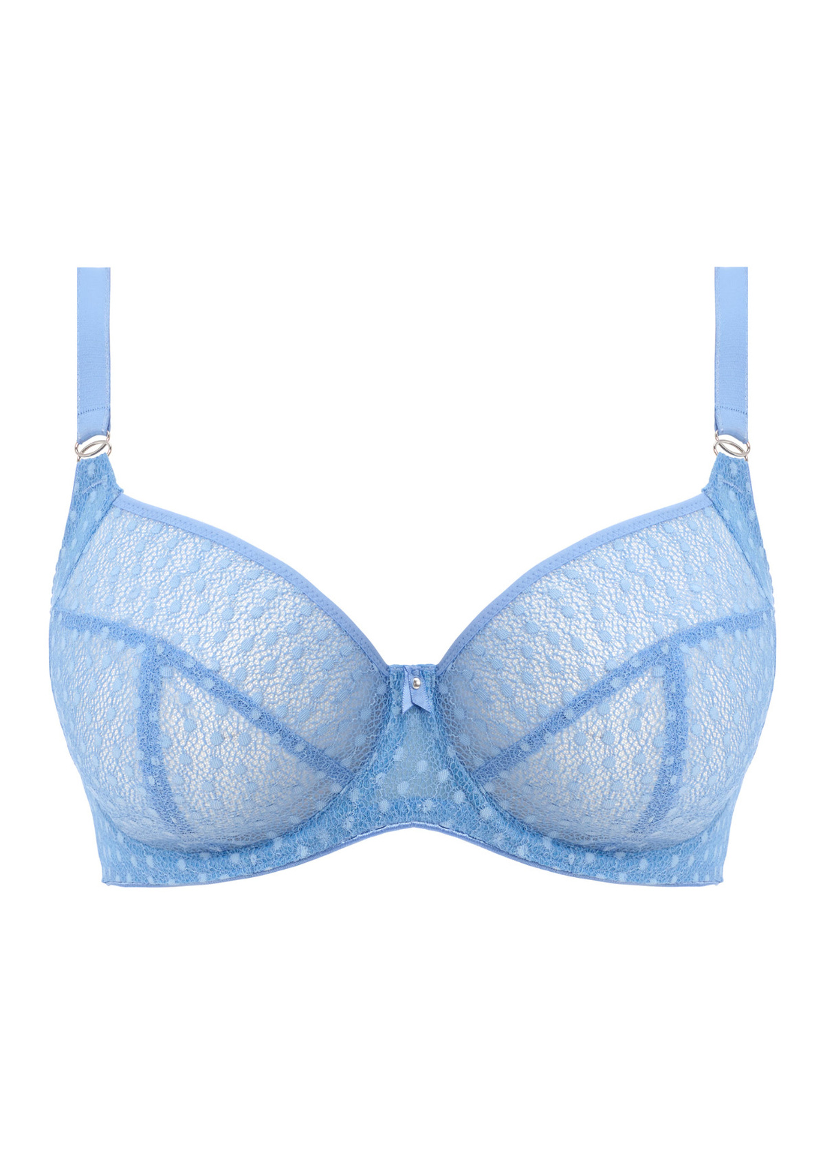 Starlight Balcony Side Support Bra Cornflower